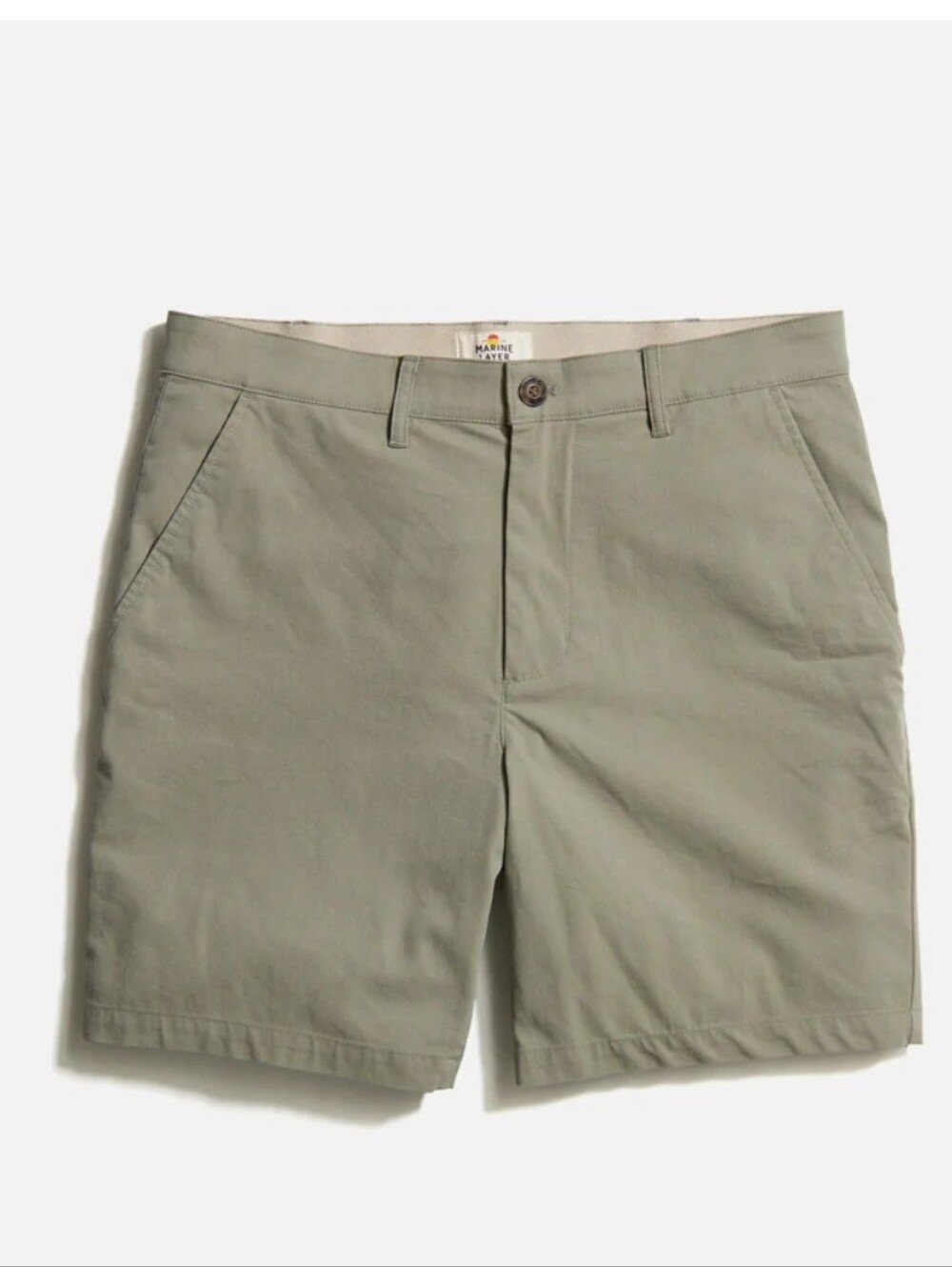 Marine Layer Breeze Chino Short 7" In Vetiver
